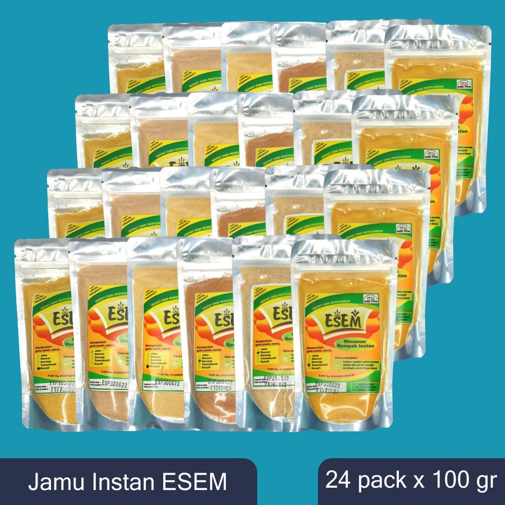 ESEM Instant Herbal Powder - 24 packs @ 100 grams | Shopee Philippines