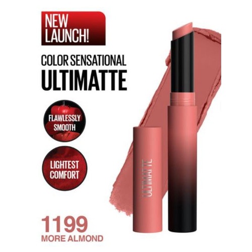 Maybelline X Itzy Color Sensational Ultimatte Slim Lipstick 1199 More Almond Lipstick Lip Cream 6299