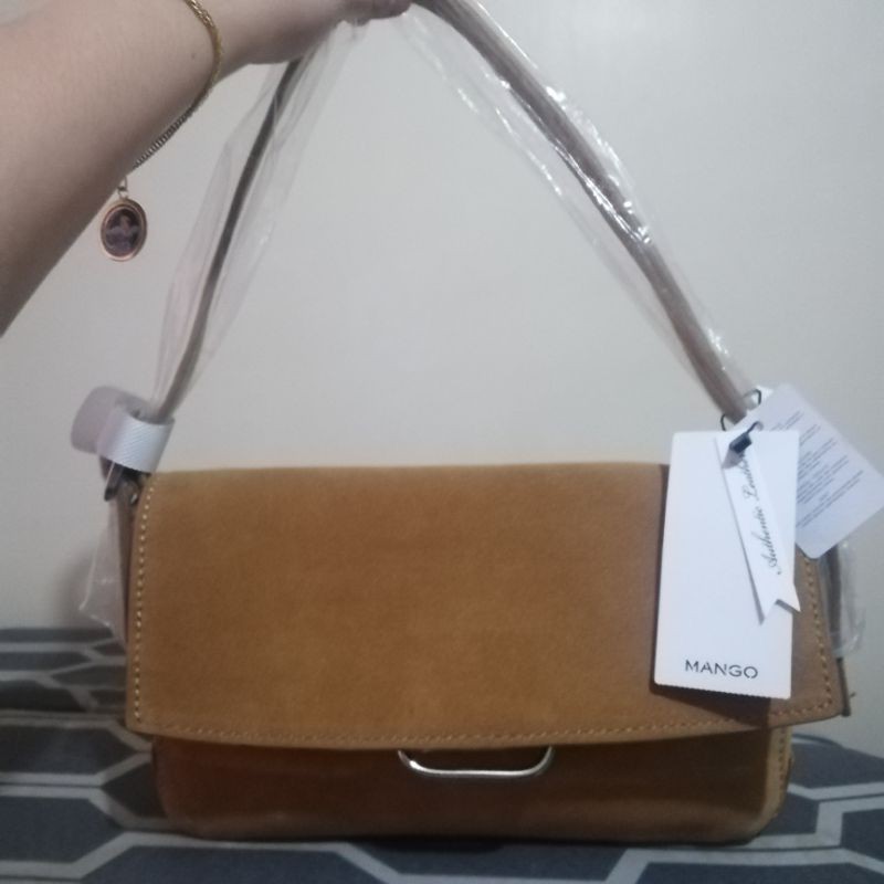 Mango best sale suede bag