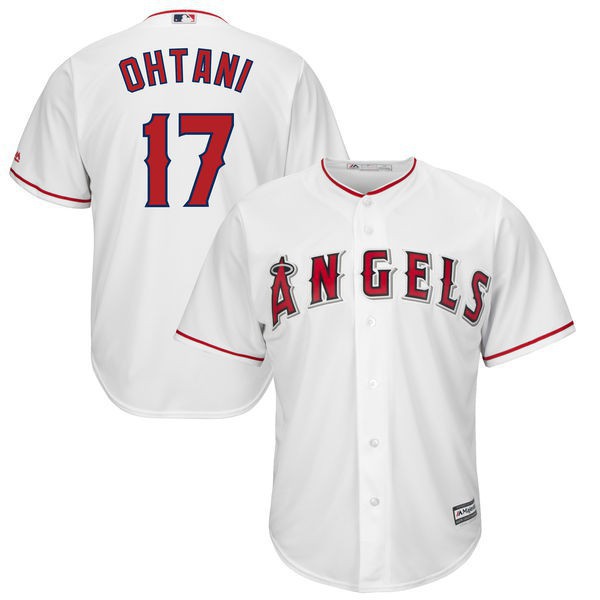 ANGELS JERSEY #17 SHOHEI OHTANI SIZE 2XL STITCHED ANAHEIM GRAY