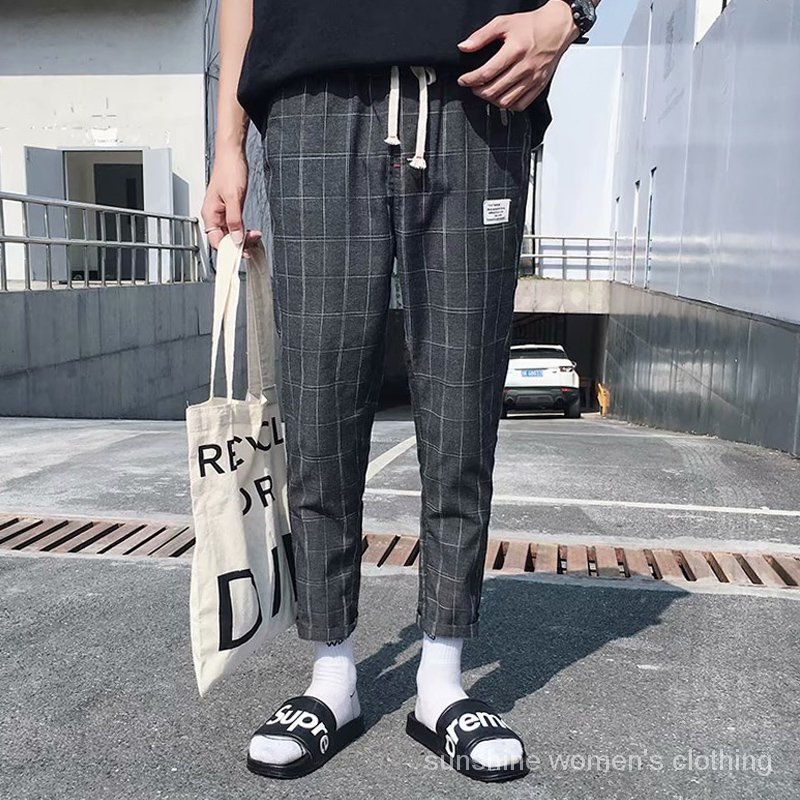 Korean fashion pants on sale mens