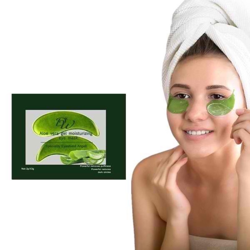 Aloe Vera Gel Moisturizing EyePatch Hydrogel Eye Mask Shopee Philippines