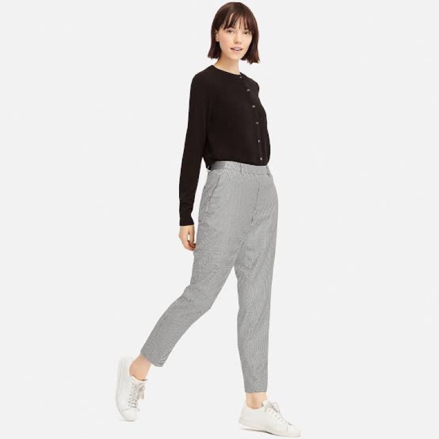 New with Tag Uniqlo Women's Satin Ankle Length Pants Stripe