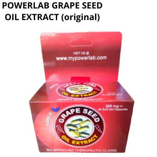 POWERLAB GRAPE SEED OIL EXTRACT (original) Shopee Philippines
