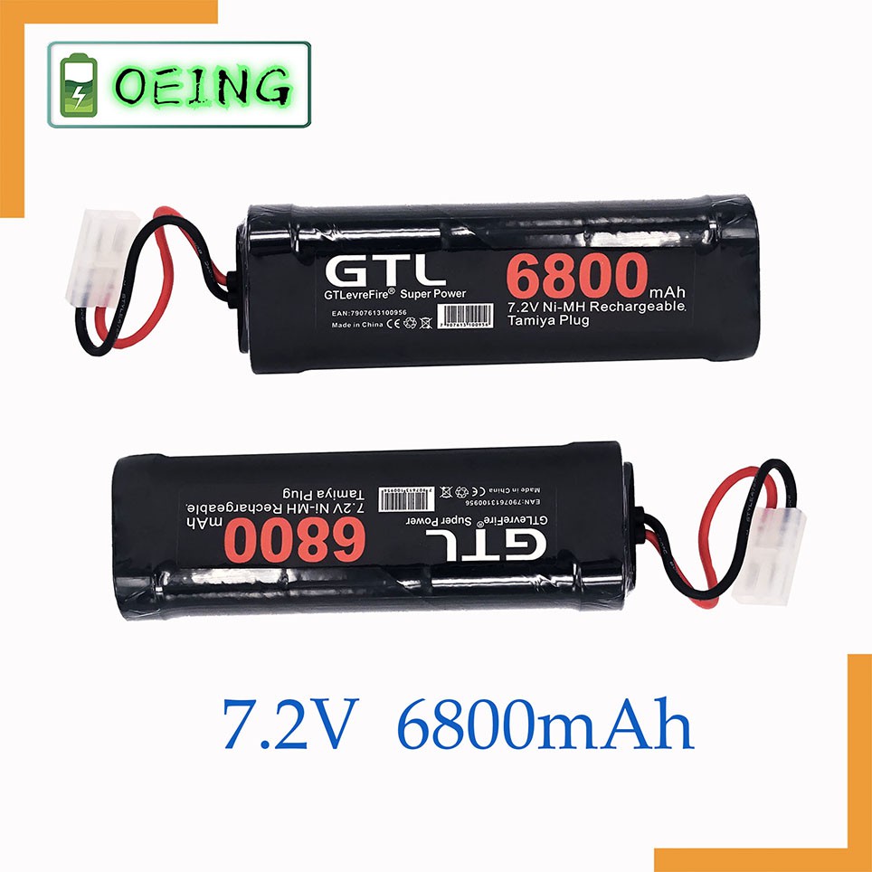 NEWEST 7.2V Battery 6800mah NiMH Batteries Pack For RC Car Truck