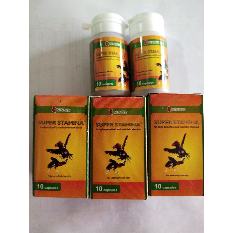 1 Bottle Of SUPER STAMINA 10 Capsules Of Fighting Chicken Breath Power ...