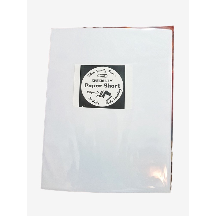 Vellum Specialty Paper Short 180gsm (10sheets) Shopee Philippines
