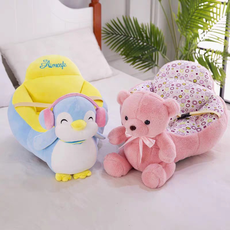 【hooray】Cartoon Baby Sofa Chair Cute Sofa Kid Gift Children Chair Sofa With  Cotton #ST0040#
