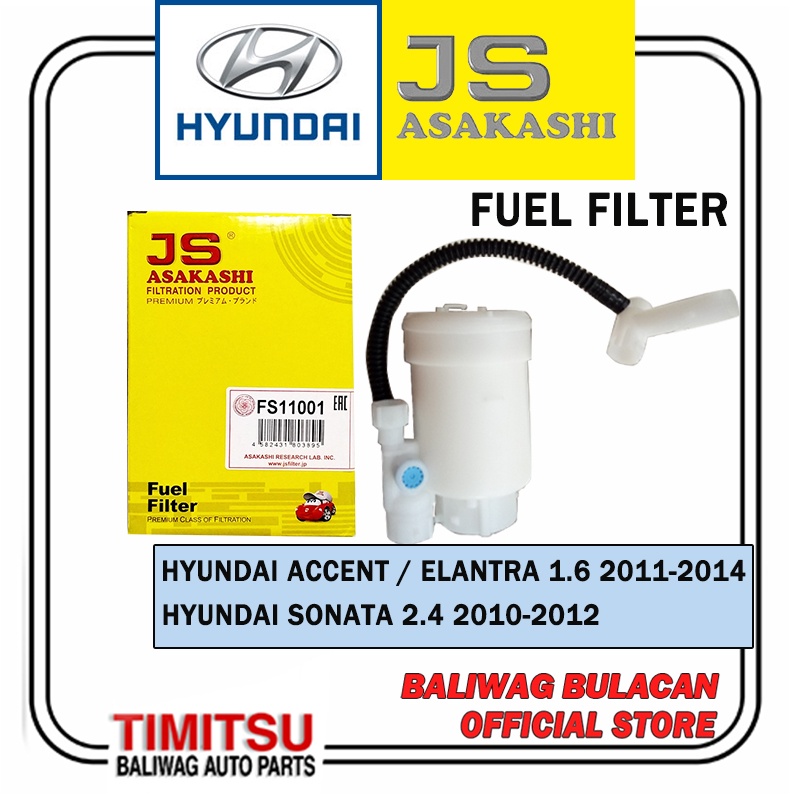FUEL FILTER HYUNDAI ACCENT ELANTRA 1.6 20112014 SONATA 2.4 20102012