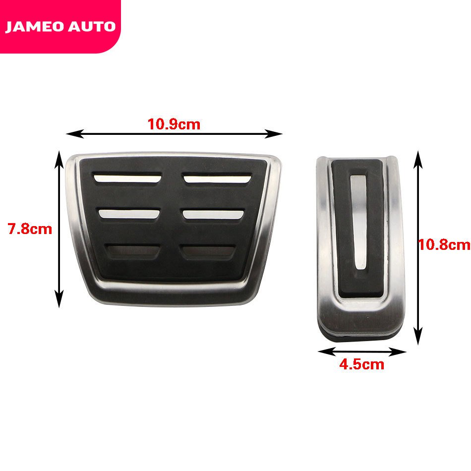 Jameo Auto Car Clutch Gas Brake Pedals Cover for Volkswagen VW Polo Bora Lavida Golf MK4 Santana