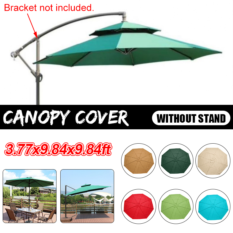 10x6.5 Ft Replacement Patio Umbrella Canopy – Water-Repellent & UV Protective Outdoor Cover