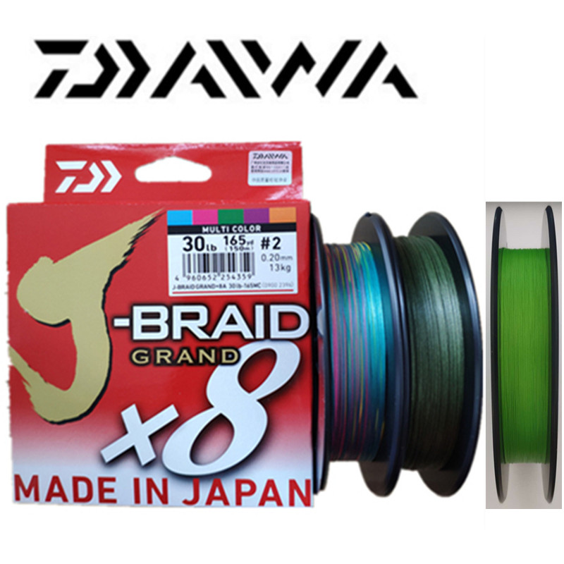 Daiwa J Braid Grand X8 Multi Colour from