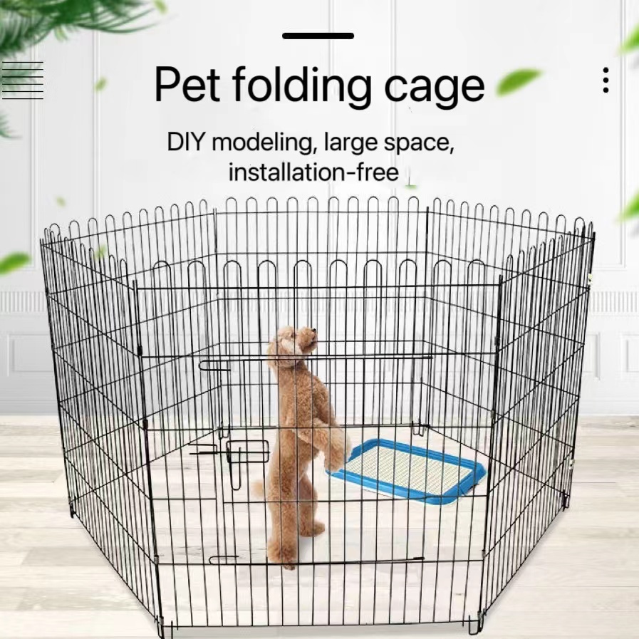 Cat and dog fence indoor balcony pet fence guardrail rabbit dog