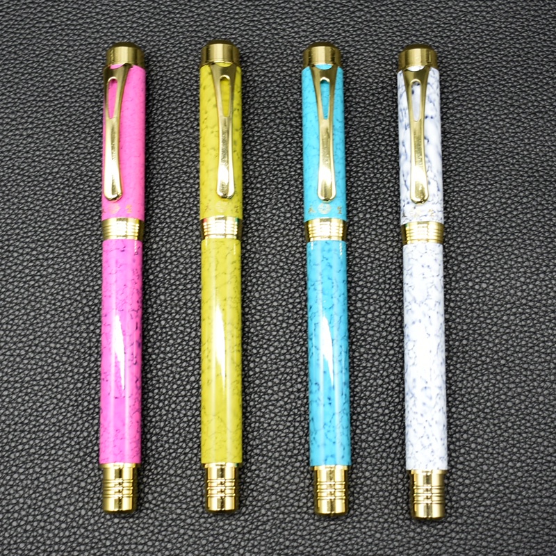 16pcs Highend marble metal fountain pen calligraphy writing business