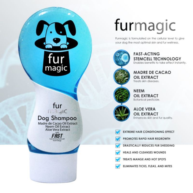 Fur magic shop dog shampoo