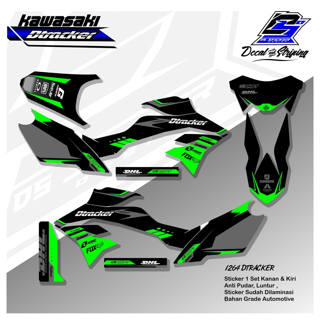 1264 Sticker Striping Dtraker Dtracker New Color Chart | Shopee Philippines