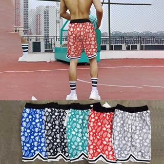 PEASKJP Basketball Shorts Men Male Summer Casual Set Round Neck