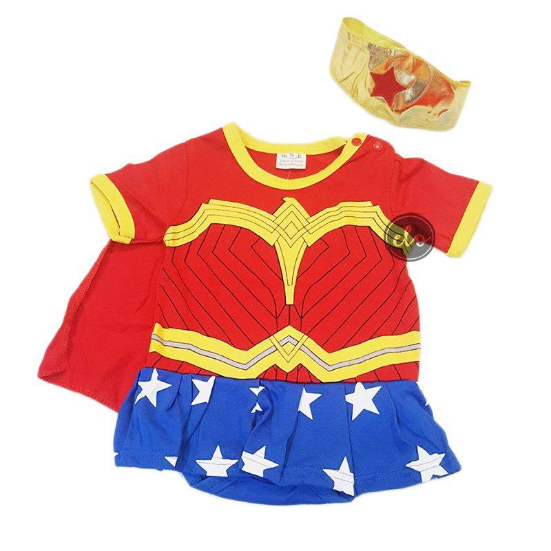 TEEN GIRLS WONDER WOMAN SUPERHERO HALLOWEEN FANCY DRESS COSTUME