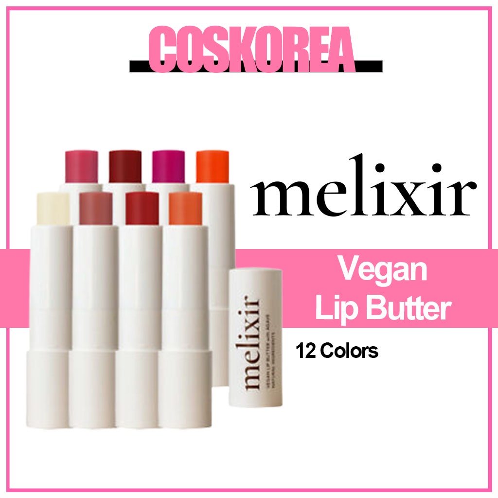 Melixir / Vegan Lip Butter / 12 Colors / Vegan Beauty | Shopee Philippines
