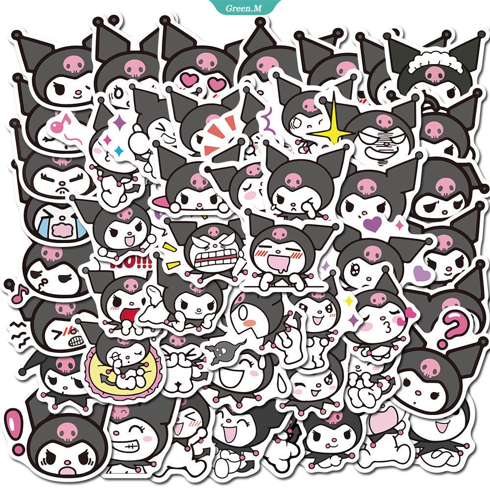 Pack of 50 Kawaii Kuromi My Melody Cinnamoroll Kittys Sanrioed Anime ...