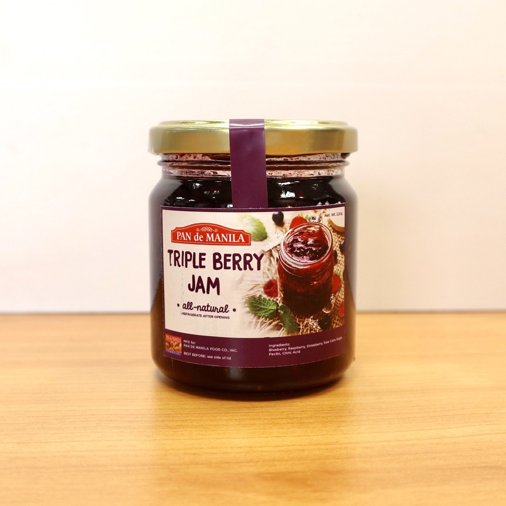 Pan de Manila Triple Berry Jam Medium (220g) | Shopee Philippines
