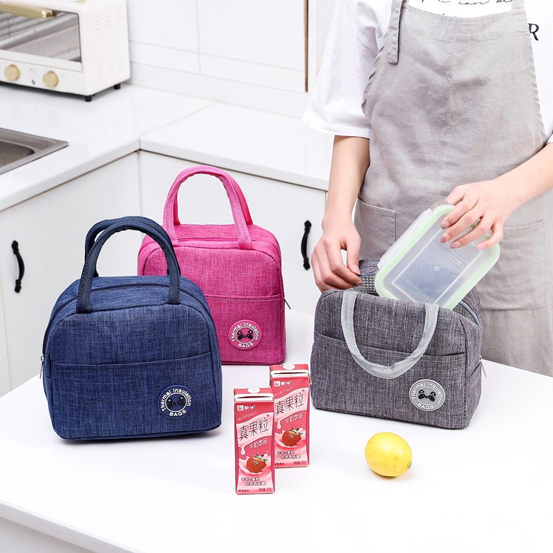 Portable thermal insulation bag Oxford cloth waterproof thickened lunch ...