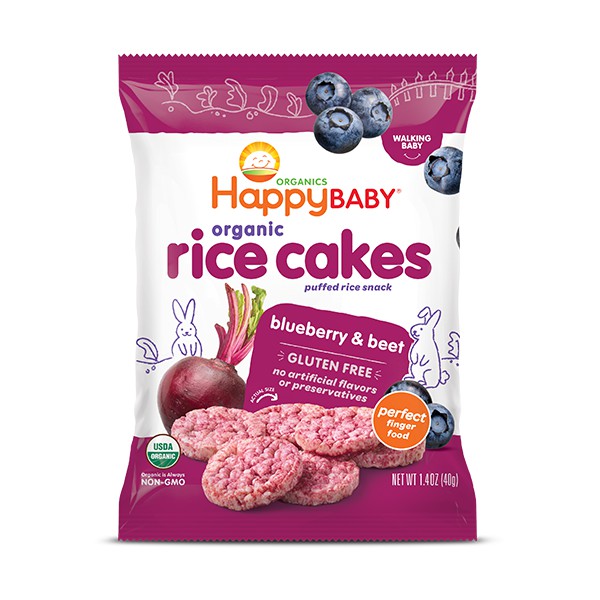 Happy Baby Rice Cakes Blueberry and Beet Shopee Philippines