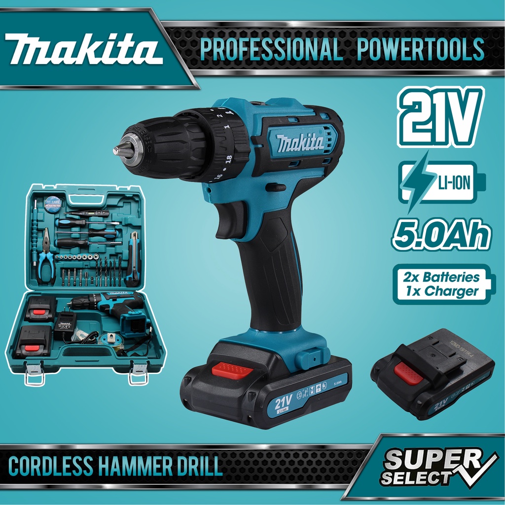 Makita DF331D 21V Cordless Hammer Drill Set A Shopee Philippines