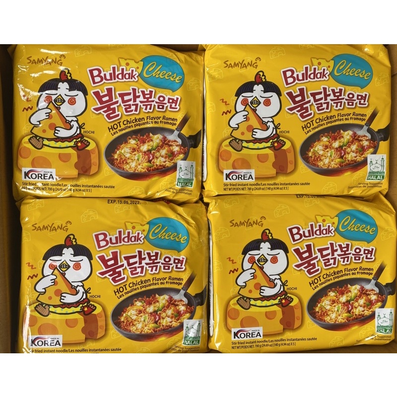 Samyang Noodles Buldak Carbonara/Buldak Cheese 140g/Budak 2x 140g