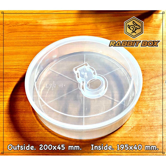 Round Plastic Box For Small Items Size 200x45 mm. | Shopee Philippines