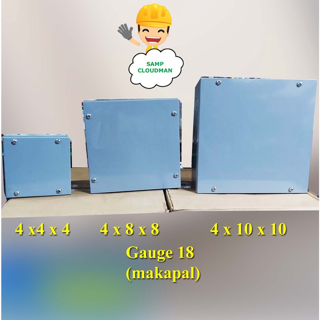 Local Made Gauge 18 Metal Pull Box 4 X 8 X 8 4 X 10 X 10 6 X 10 X 10 Conduit Pinco Pull Box