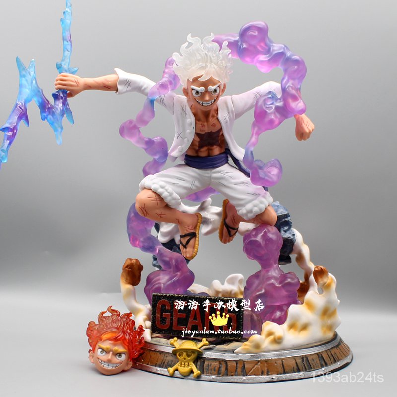 Gear 5 Luffy Nika Luffy Figure Anime One Piece Figure Sun God Luffy ...