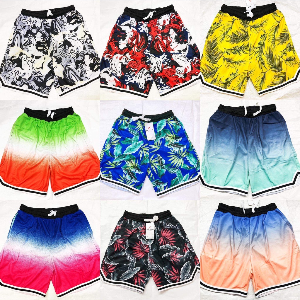 Dry Fit Printed Short For Men Unisex | Shopee Philippines