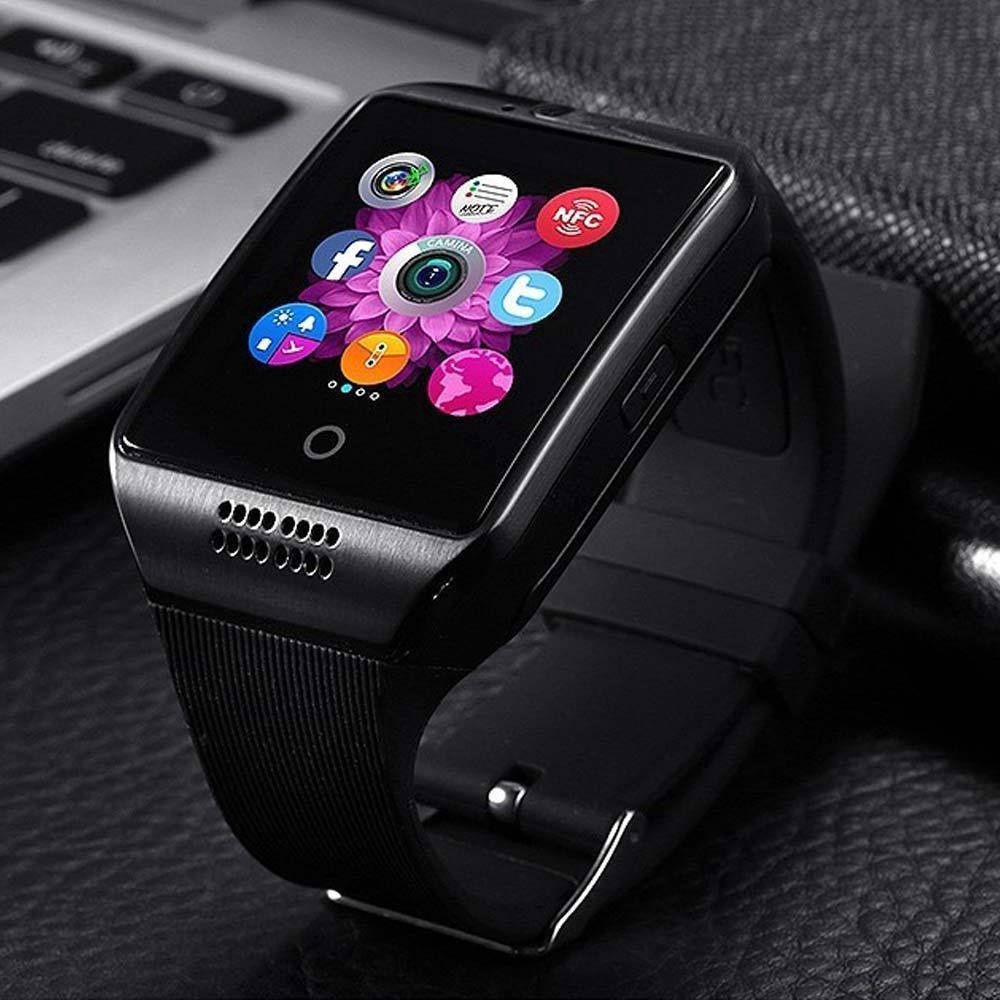 Smartwatch Q18 Smart Watch Bluetooth Dresses Includes Curved Cellphone Fashion Watch Shopee Philippines