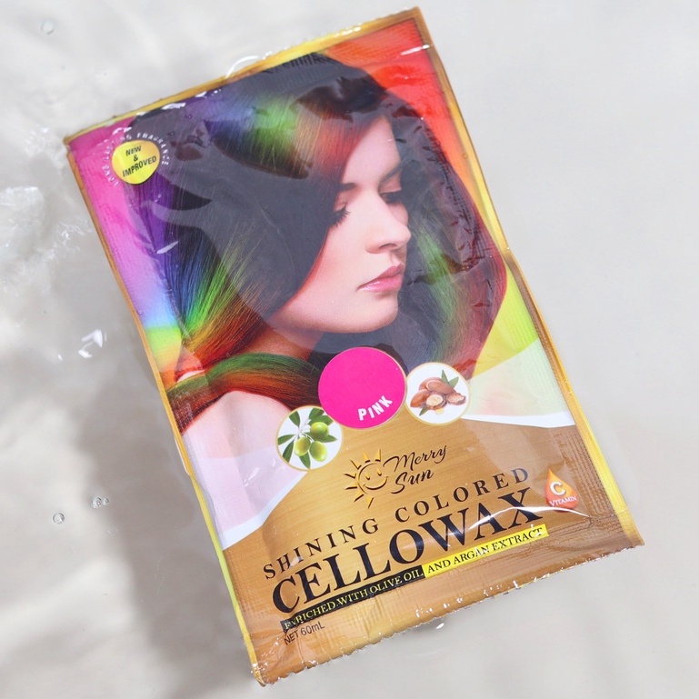 Merry Sun Shining Colored Cellowax | Color: Pink | Shopee Philippines