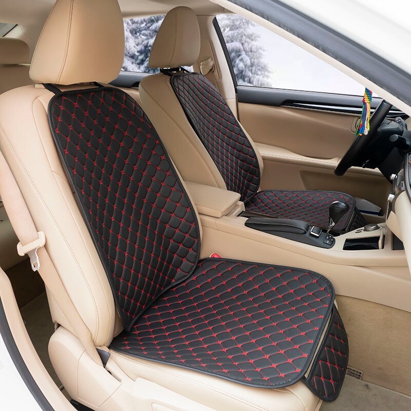 SEAMETAL Auto Interior Accessories Car Seat Cover Leather Set Universal Car  Seats Cushion Protector Mats
