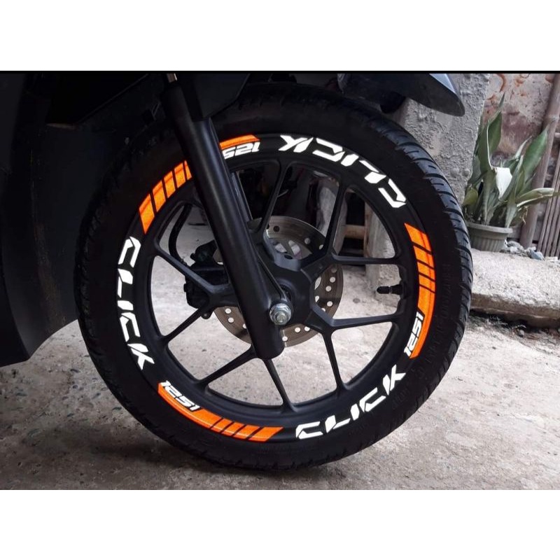 Honda Click 125i 150i mags sticker ( 2 sets front and 2 sets rear ...