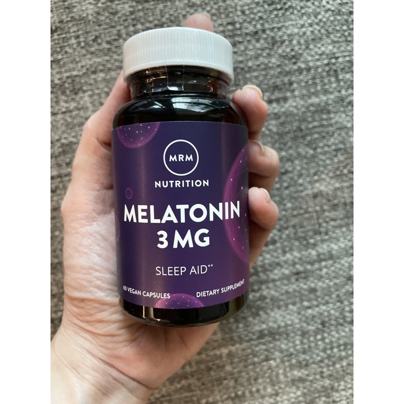MRM MELATONIN 3mg (60 Vegan Capsules) Shopee Philippines