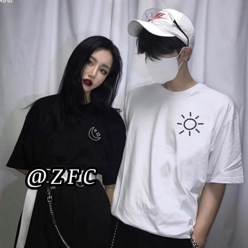 couple shirt black and white