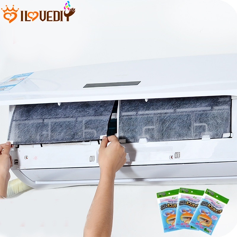2 Pcs / 1 Pack Of Cutable Household Air Conditioner Dust Filter /Air