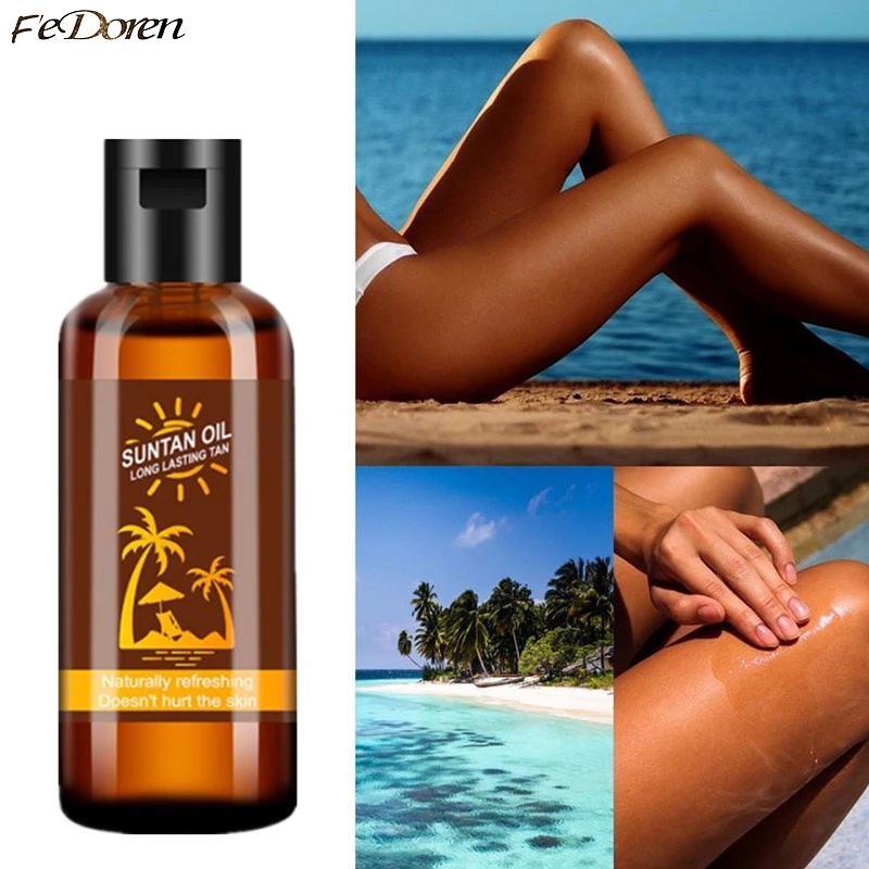 35ml Bronzer Tan Self Tanning Oil Tan Enhancer Intense Moisturizer Body