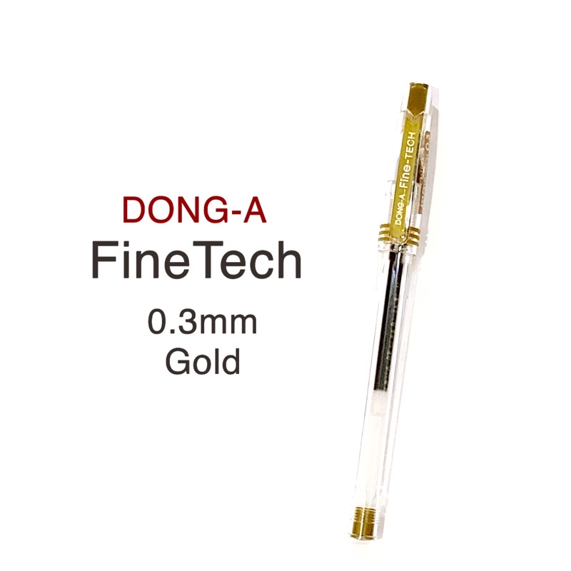 DONG-A Fine Tech 0.3 Gel Pen Per Piece Per Colored FineTech Pen ...