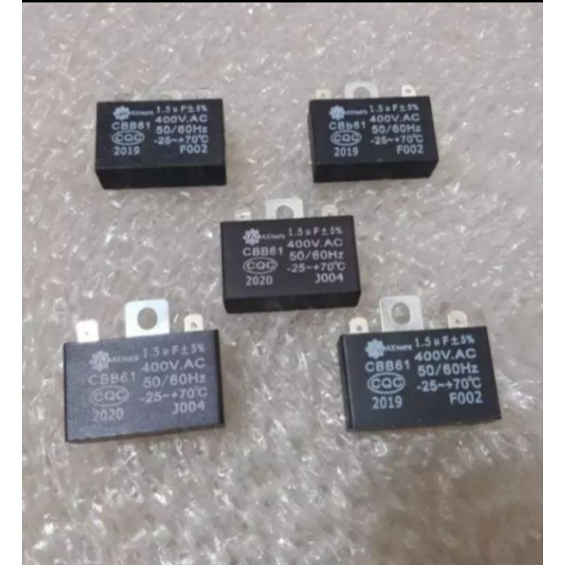 Capacitor / Electric Fan capacitor 1uf , 1.2uf , 1.5uf , 1.7uf , 2uf, 1