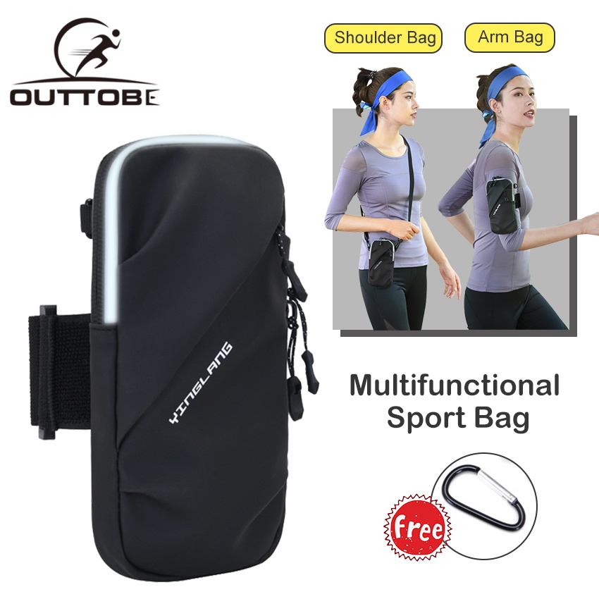Outtobe Sports Arm Bag Fitness Reflective Pouch Sport Bag Running Arm