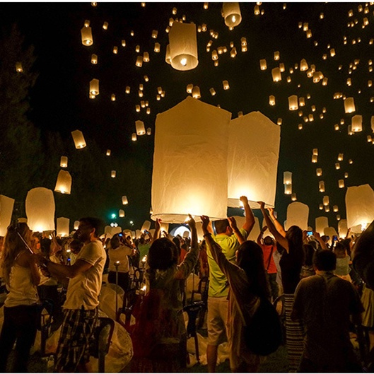 Lightweight Safe Kongming Lantern Romantic Wishing Lamp Thicken