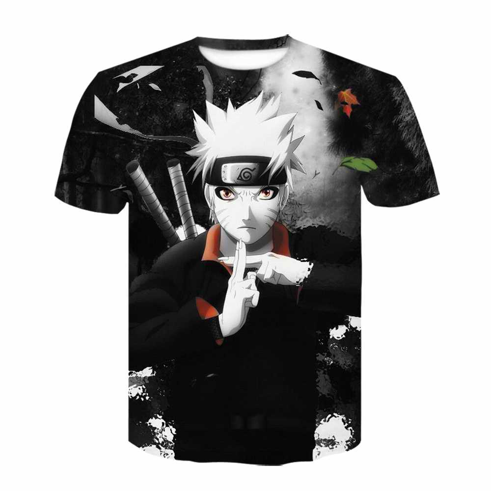 Summer Japanese Anime Naruto Kakashi 3D Printed T-shirt Boys and Girls  Street Sweatshirt T-shirt Breathable Quick-drying Top | Shopee Philippines