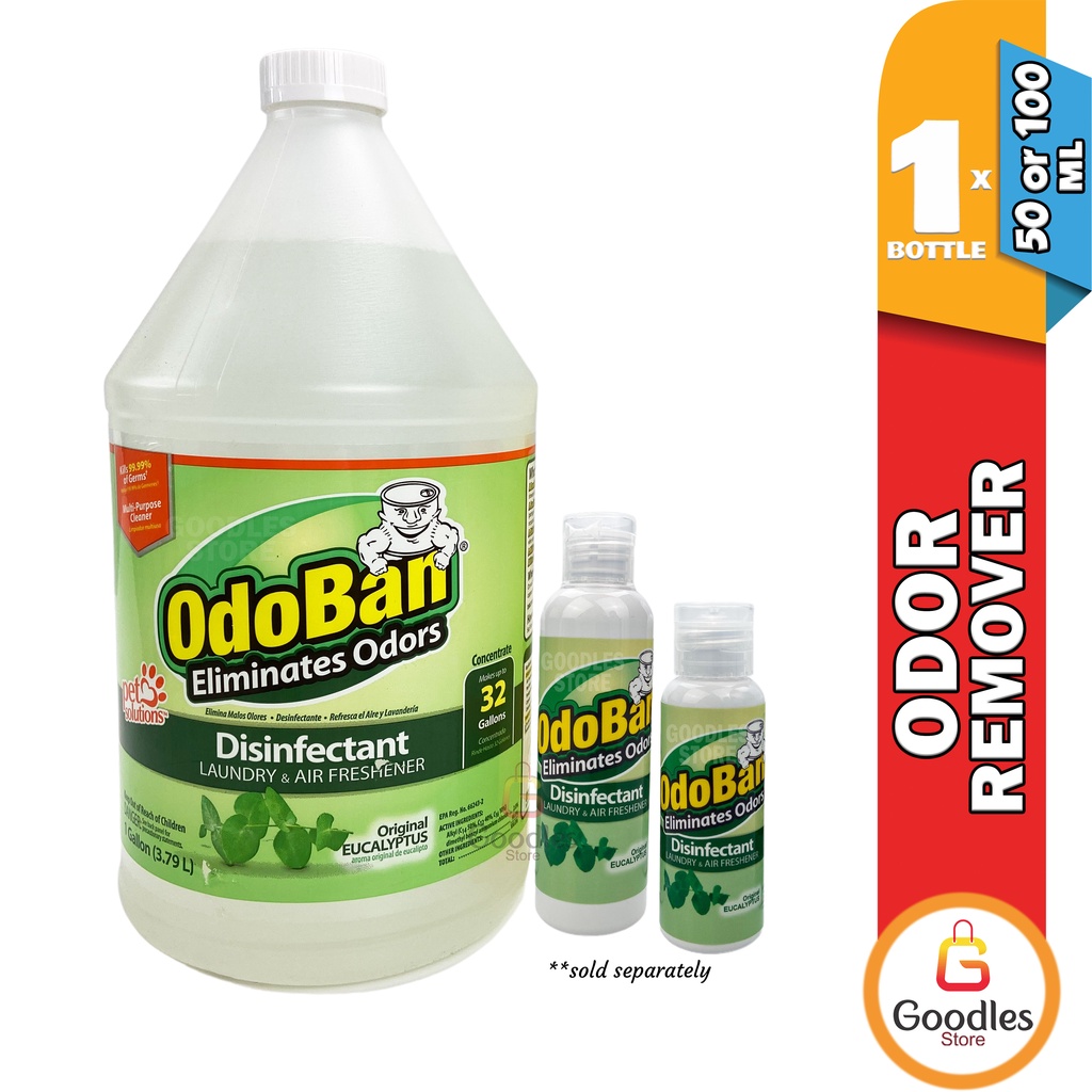 OdoBan Disinfectant Concentrate and Odor Eliminator Original Eucalyptus ...