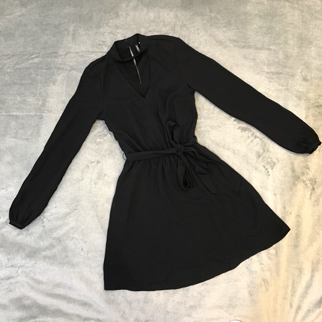 Divided h&m black outlet dress