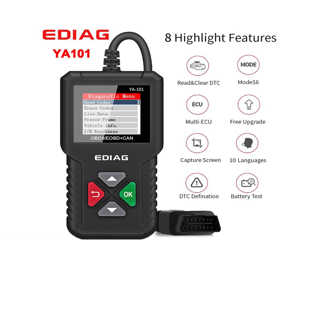 Ediag Ya Obdii Eobd Code Reader Obd Diagnostic Tool Ya Update Free Online Pk Cr