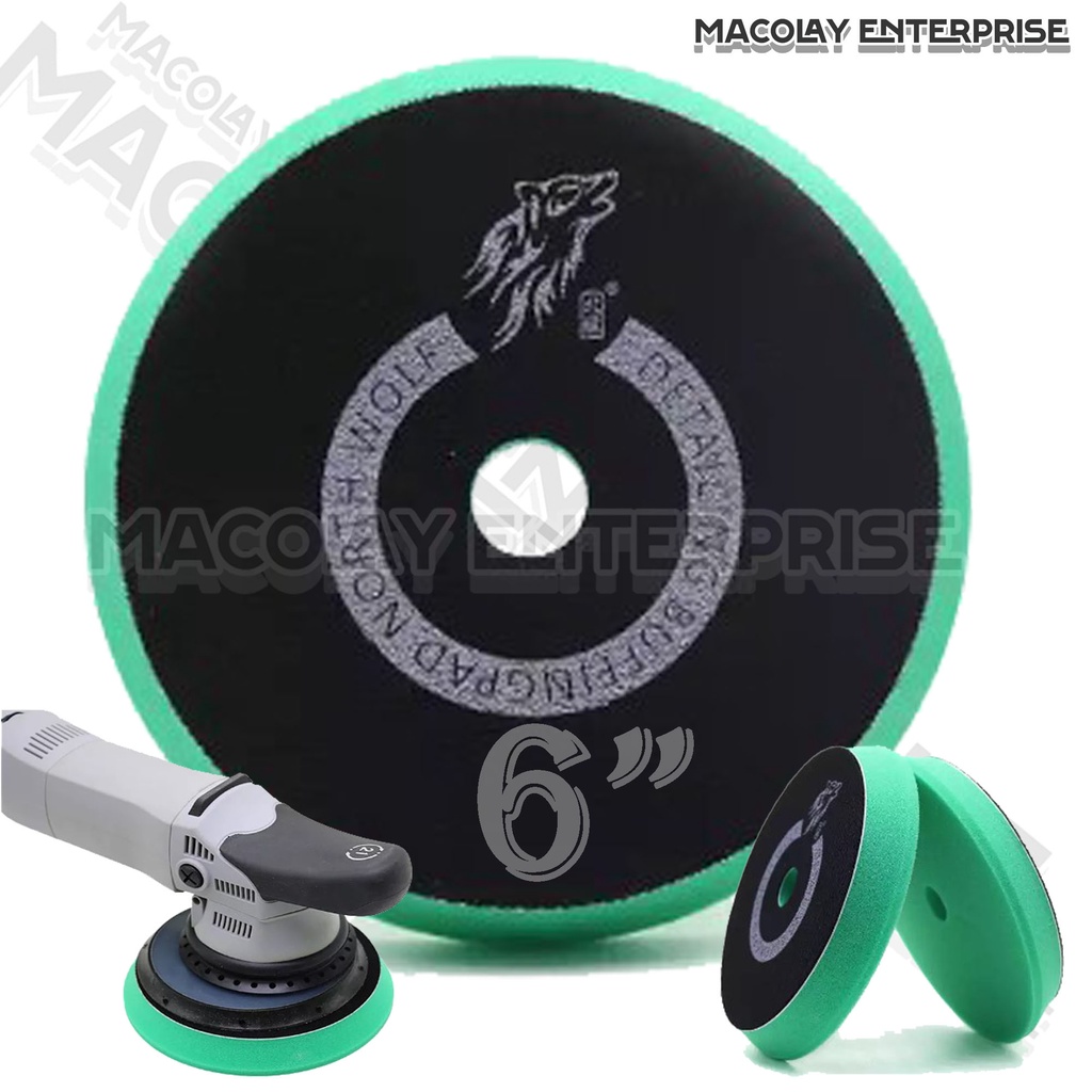 6 Inch Backing Plate For Milwaukee Polisher - Fits M18 FUEL Random Orbital, Hook & Loop, 49-36-0402